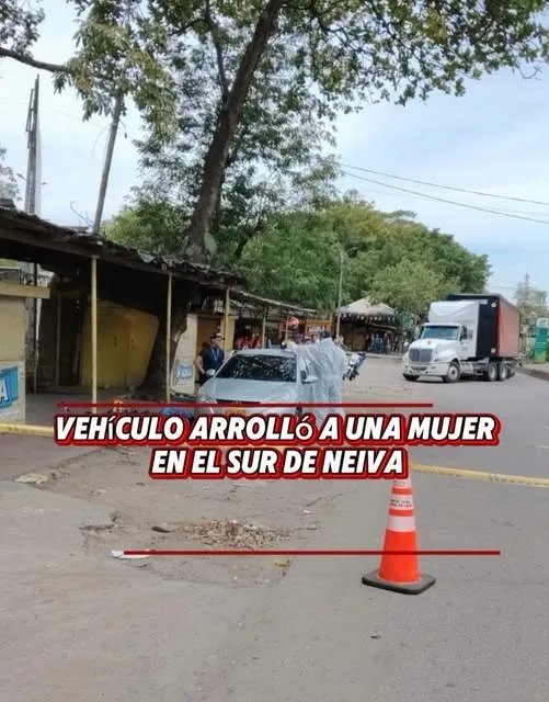 Vehículo arrolló a una mujer en el sur de Neiva