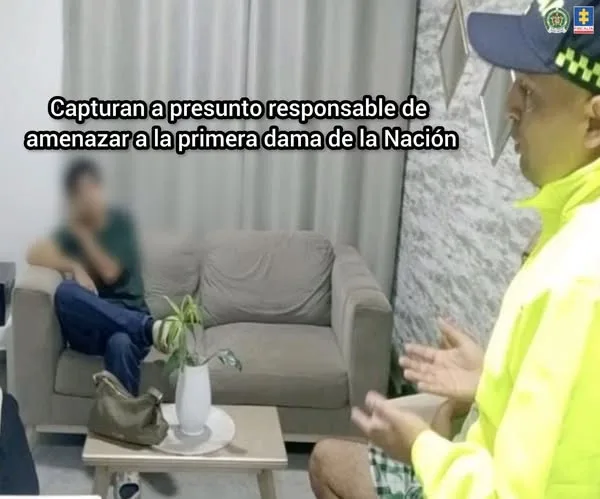 Capturan a presunto responsable de amenazar a la primera dama de la Nación